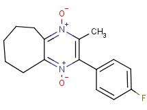 2-(4-fluorophenyl)-3-methyl-6,7,8,9-tetrahydro-5H-cyclohepta[b]pyrazine 1,4-dioxide