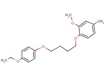 1-[4-(4-ethoxyphenoxy)butoxy]-2-methoxy-4-methylbenzene