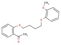 1-{2-[4-(2-methoxyphenoxy)butoxy]phenyl}ethanone