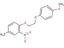 1-[2-(4-methoxyphenoxy)ethoxy]-4-methyl-2-nitrobenzene