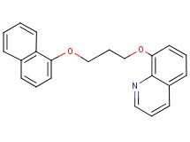 8-[3-(1-naphthyloxy)propoxy]quinoline