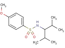 N-(1-isopropyl-2-methylpropyl)-4-methoxybenzenesulfonamide