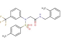 N~1~-(2-methylbenzyl)-N~2~-[(4-methylphenyl)sulfonyl]-N~2~-[3-(trifluoromethyl)phenyl]glycinamide