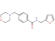 N-(2-furylmethyl)-4-(4-morpholinylmethyl)benzamide