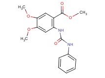 methyl 2-[(anilinocarbonyl)amino]-4,5-dimethoxybenzoate