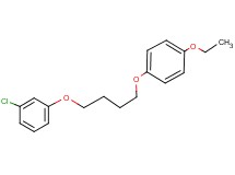 1-chloro-3-[4-(4-ethoxyphenoxy)butoxy]benzene