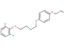 1,3-dichloro-2-[4-(4-ethoxyphenoxy)butoxy]benzene
