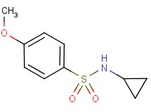 N-cyclopropyl-4-methoxybenzenesulfonamide