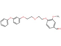 3-methoxy-4-{2-[2-(3-phenoxyphenoxy)ethoxy]ethoxy}benzaldehyde