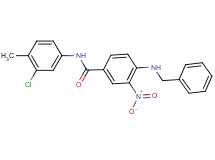 4-(benzylamino)-N-(3-chloro-4-methylphenyl)-3-nitrobenzamide