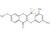 3-(3,5-dimethylphenoxy)-7-methoxy-2-(trifluoromethyl)-4H-chromen-4-one