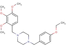 1-(4-ethoxybenzyl)-4-(2,3,4-trimethoxybenzyl)piperazine oxalate