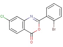 2-(2-bromophenyl)-7-chloro-4H-3,1-benzoxazin-4-one