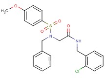 N~2~-benzyl-N~1~-(2-chlorobenzyl)-N~2~-[(4-methoxyphenyl)sulfonyl]glycinamide