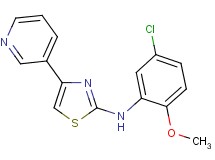 N-(5-chloro-2-methoxyphenyl)-4-(3-pyridinyl)-1,3-thiazol-2-amine