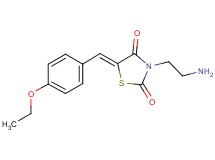 3-(2-aminoethyl)-5-(4-ethoxybenzylidene)-1,3-thiazolidine-2,4-dione