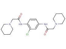N,N'-(2-chloro-1,4-phenylene)bis[2-(1-piperidinyl)acetamide]