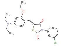 3-(3-chlorophenyl)-5-[4-(diethylamino)-2-ethoxybenzylidene]-1,3-thiazolidine-2,4-dione