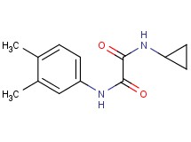 N-cyclopropyl-N'-(3,4-dimethylphenyl)ethanediamide