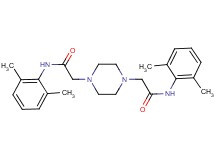 2,2'-(1,4-piperazinediyl)bis[N-(2,6-dimethylphenyl)acetamide]