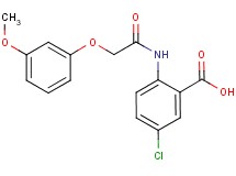 5-chloro-2-{[(3-methoxyphenoxy)acetyl]amino}benzoic acid