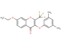 3-(3,5-dimethylphenoxy)-7-ethoxy-2-(trifluoromethyl)-4H-chromen-4-one
