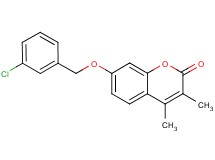 7-[(3-chlorobenzyl)oxy]-3,4-dimethyl-2H-chromen-2-one