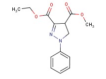 3-ethyl 4-methyl 1-phenyl-4,5-dihydro-1H-pyrazole-3,4-dicarboxylate