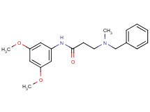 N~3~-benzyl-N~1~-(3,5-dimethoxyphenyl)-N~3~-methyl-beta-alaninamide hydrochloride