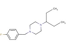 1-(1-ethylpropyl)-4-(4-fluorobenzyl)piperazine