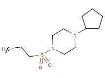 1-cyclopentyl-4-(propylsulfonyl)piperazine