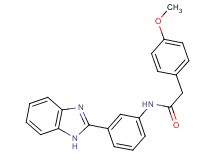N-[3-(1H-benzimidazol-2-yl)phenyl]-2-(4-methoxyphenyl)acetamide