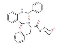 2-(benzoylamino)-N-[1-benzyl-2-(4-morpholinyl)-2-oxoethyl]benzamide
