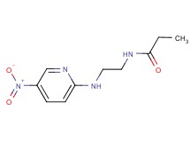 N-{2-[(5-nitro-2-pyridinyl)amino]ethyl}propanamide