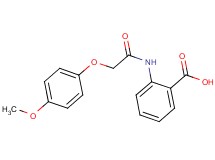 2-{[(4-methoxyphenoxy)acetyl]amino}benzoic acid