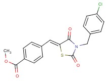 methyl 4-{[3-(4-chlorobenzyl)-2,4-dioxo-1,3-thiazolidin-5-ylidene]methyl}benzoate