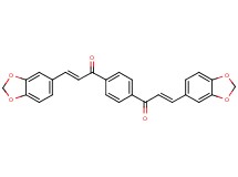 1,1'-(1,4-phenylene)bis[3-(1,3-benzodioxol-5-yl)-2-propen-1-one]