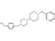 1-(1-benzyl-4-piperidinyl)-4-(4-ethylbenzyl)piperazine oxalate
