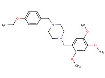 1-(4-ethoxybenzyl)-4-(2,4,5-trimethoxybenzyl)piperazine oxalate