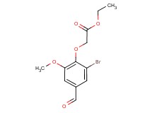 ethyl (2-bromo-4-formyl-6-methoxyphenoxy)acetate