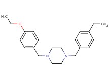 1-(4-ethoxybenzyl)-4-(4-ethylbenzyl)piperazine oxalate