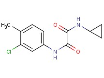 N-(3-chloro-4-methylphenyl)-N'-cyclopropylethanediamide