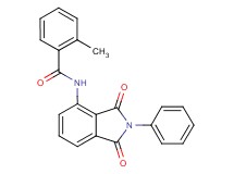 N-(1,3-dioxo-2-phenyl-2,3-dihydro-1H-isoindol-4-yl)-2-methylbenzamide