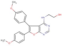2-{[5,6-bis(4-methoxyphenyl)furo[2,3-d]pyrimidin-4-yl]amino}ethanol