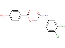 2-[(3,4-dichlorophenyl)amino]-2-oxoethyl 4-hydroxybenzoate