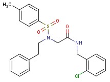 N~1~-(2-chlorobenzyl)-N~2~-[(4-methylphenyl)sulfonyl]-N~2~-(2-phenylethyl)glycinamide
