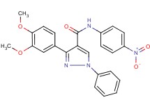 3-(3,4-dimethoxyphenyl)-N-(4-nitrophenyl)-1-phenyl-1H-pyrazole-4-carboxamide
