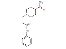 1-(3-anilino-3-oxopropyl)-4-piperidinecarboxamide