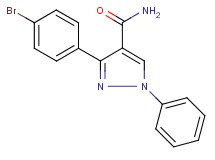 3-(4-bromophenyl)-1-phenyl-1H-pyrazole-4-carboxamide