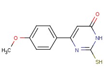 2-mercapto-6-(4-methoxyphenyl)-4(3H)-pyrimidinone